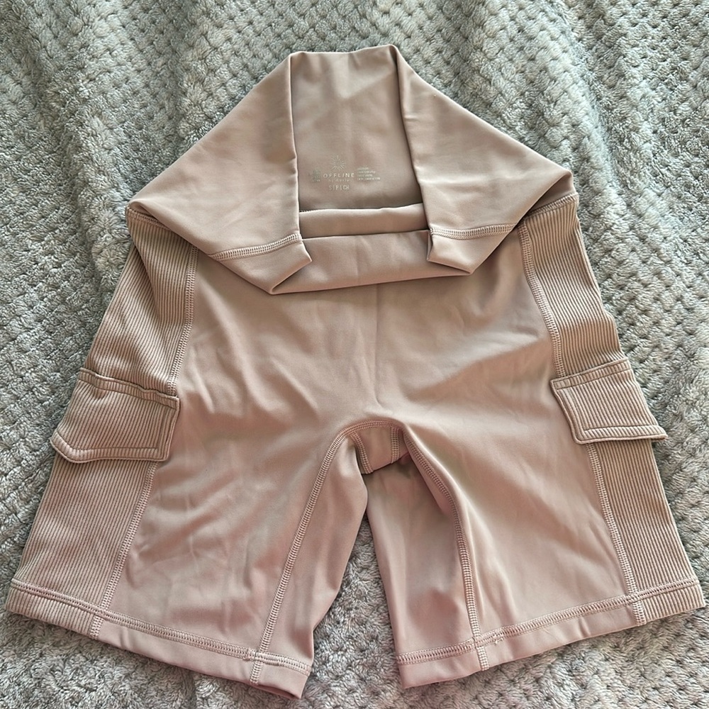 OFFLINE By Aerie Biker Short Hi-Rise 7” Inseam